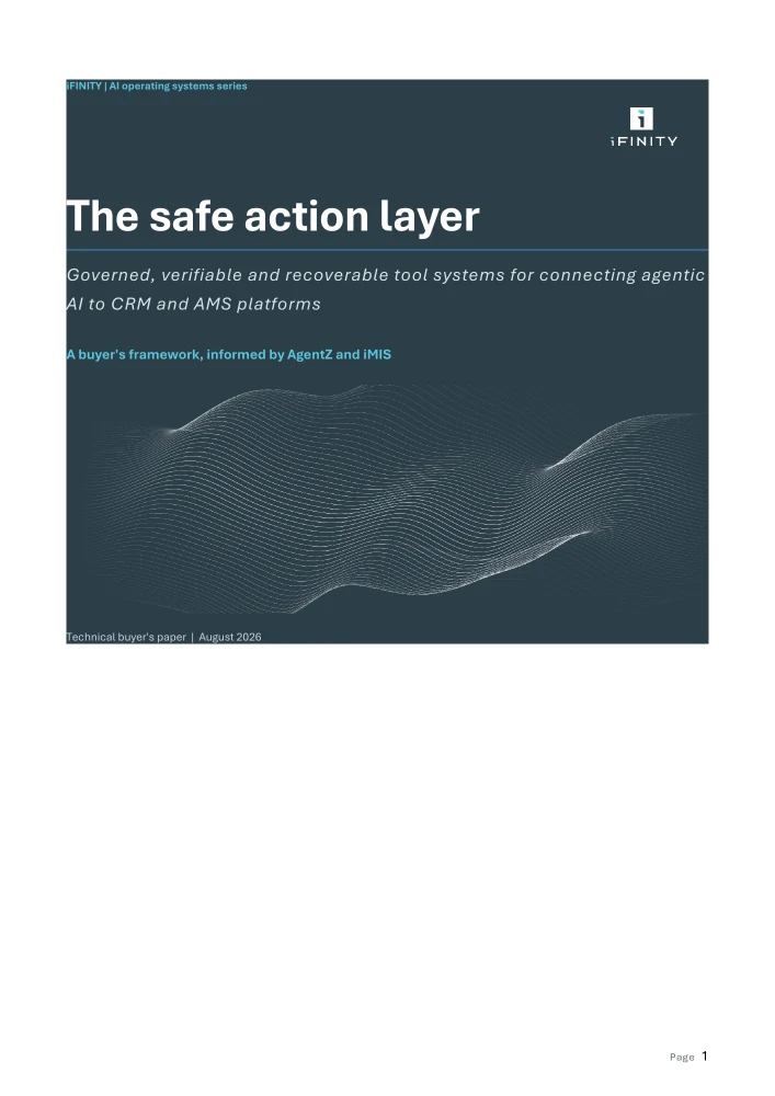 Cover of The safe action layer