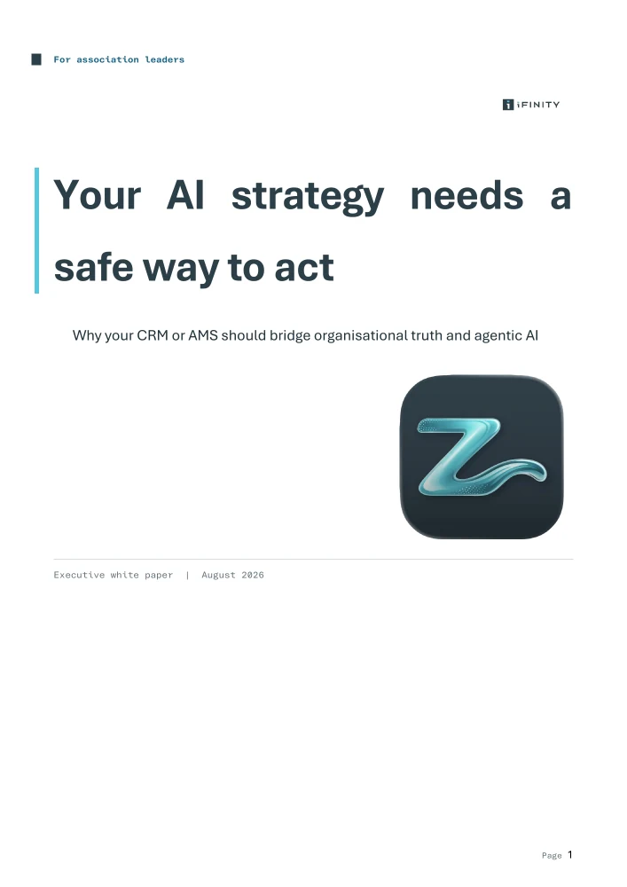 Cover of Your AI strategy needs a safe way to act